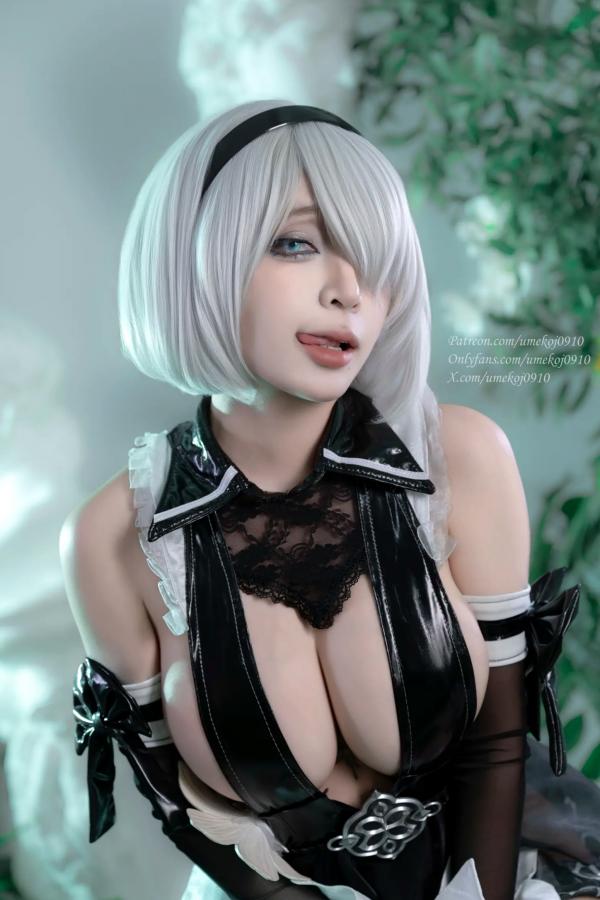    Umeko J - 尼尔2B性感私房角色扮演 (2B Dress) [107P]第14张图片