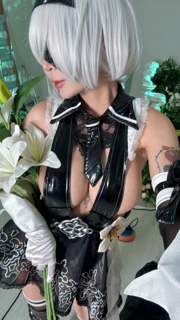    Umeko J - 尼尔2B性感私房角色扮演 (2B Dress) [107P]第74张图片