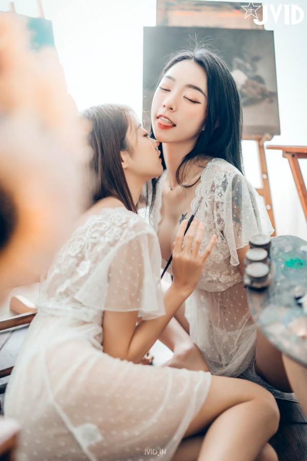    JVID-飘飘-妍妍-百合花神の美少女-绝美私房摄影-大尺度百合互动-辰辰特别客串-性感视觉盛宴第12张图片