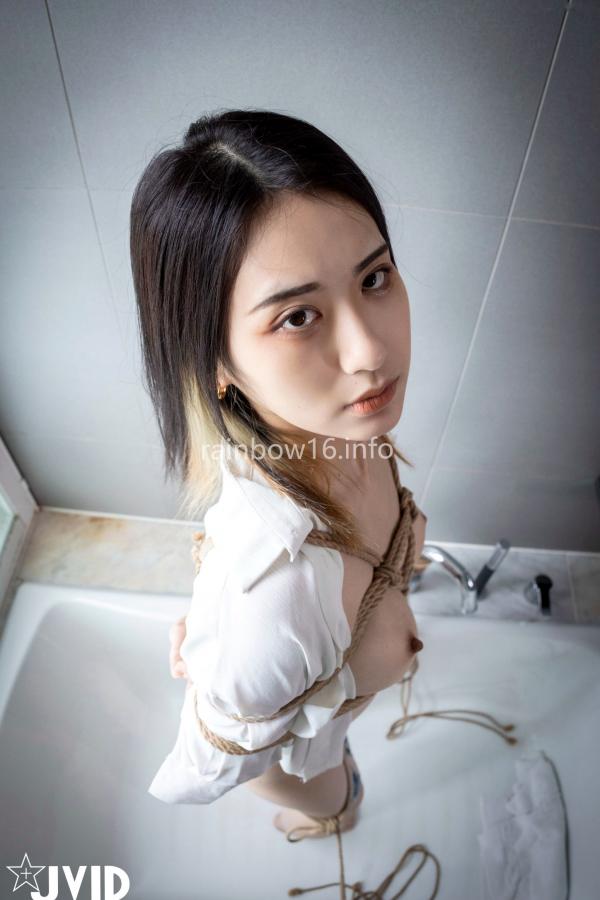    JVID阿黎：再见绳缚高清图集，极具诱惑的艺术绳索束缚私房摄影第38张图片