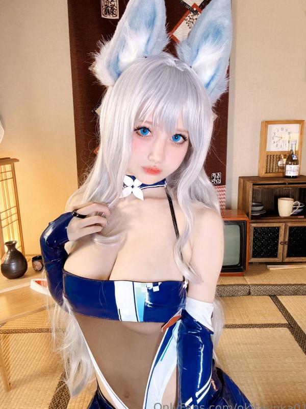    沖田凜花Rinka - 碧蓝航线信浓Cosplay，日式榻榻米空间，漆皮制服诱惑，高颜值二次元精灵第6张图片