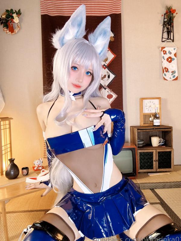    沖田凜花Rinka - 碧蓝航线信浓Cosplay，日式榻榻米空间，漆皮制服诱惑，高颜值二次元精灵第11张图片