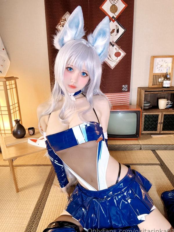    沖田凜花Rinka - 碧蓝航线信浓Cosplay，日式榻榻米空间，漆皮制服诱惑，高颜值二次元精灵第18张图片