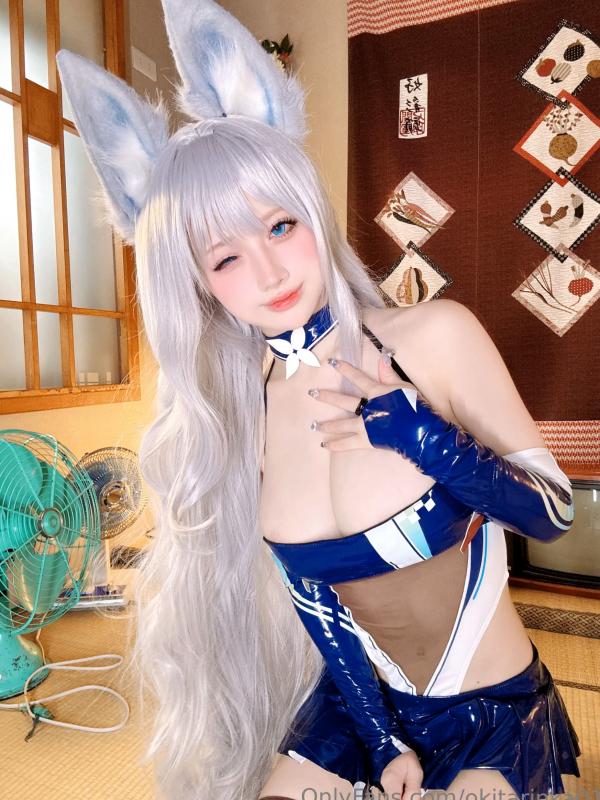    沖田凜花Rinka - 碧蓝航线信浓Cosplay，日式榻榻米空间，漆皮制服诱惑，高颜值二次元精灵第25张图片