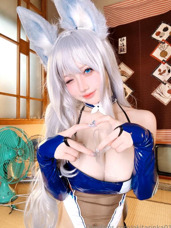    沖田凜花Rinka - 碧蓝航线信浓Cosplay，日式榻榻米空间，漆皮制服诱惑，高颜值二次元精灵第34张图片