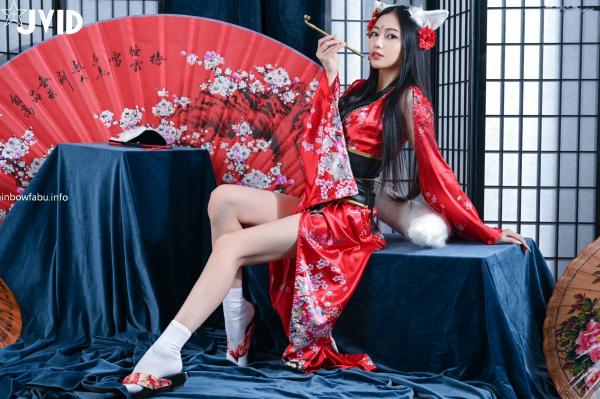    JVID美女夏暮光与玟妡化身火辣狐仙，极致诱惑古风角色扮演，大尺度私房写真集第41张图片