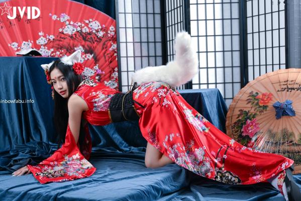    JVID美女夏暮光与玟妡化身火辣狐仙，极致诱惑古风角色扮演，大尺度私房写真集第43张图片