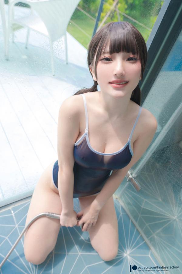    Fantasy-Factory-小丁Ding-透视死库水-纯欲湿身浴室私房照-性感大尺度-2022.01第19张图片