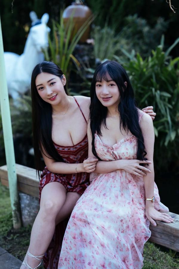    《轩颖小葵 - 桃园》户外清新写真，气质女神唯美秋千，自然风光下的迷人时刻[109P]第16张图片