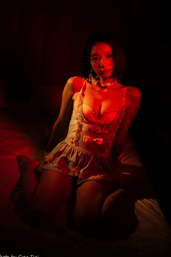    优宝 - 甜美系女仆装诱惑私房照，清新淡蓝色蕾丝展现迷人气质 [90P]第61张图片