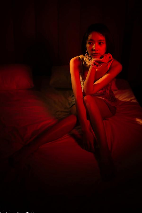    优宝 - 甜美系女仆装诱惑私房照，清新淡蓝色蕾丝展现迷人气质 [90P]第62张图片