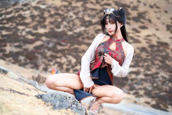    三水子东达山高海拔户外写真 玉玲珑旗袍古风COS演绎[54P]第3张图片