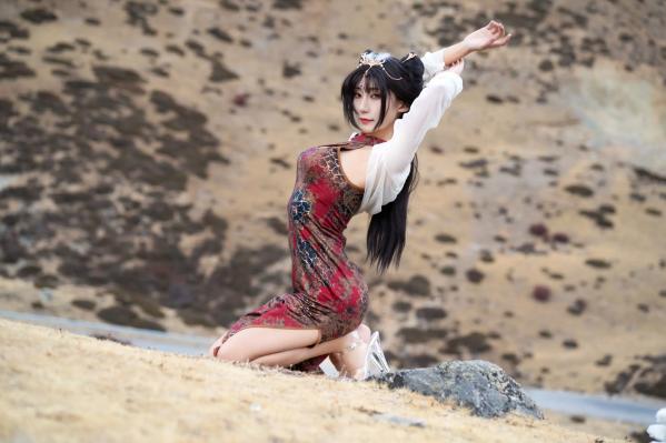    三水子东达山高海拔户外写真 玉玲珑旗袍古风COS演绎[54P]第4张图片
