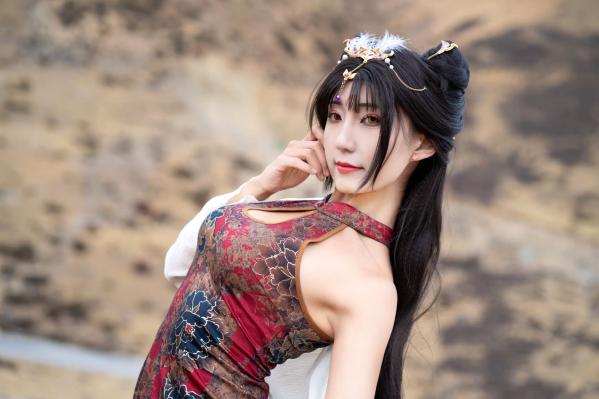    三水子东达山高海拔户外写真 玉玲珑旗袍古风COS演绎[54P]第5张图片