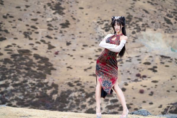    三水子东达山高海拔户外写真 玉玲珑旗袍古风COS演绎[54P]第10张图片