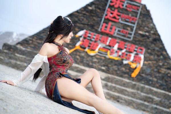    三水子东达山高海拔户外写真 玉玲珑旗袍古风COS演绎[54P]第23张图片