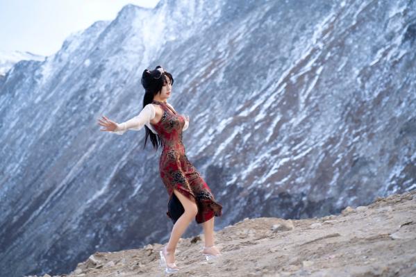    三水子东达山高海拔户外写真 玉玲珑旗袍古风COS演绎[54P]第24张图片