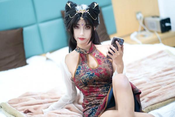    三水子东达山高海拔户外写真 玉玲珑旗袍古风COS演绎[54P]第33张图片