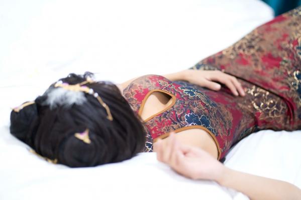    三水子东达山高海拔户外写真 玉玲珑旗袍古风COS演绎[54P]第38张图片