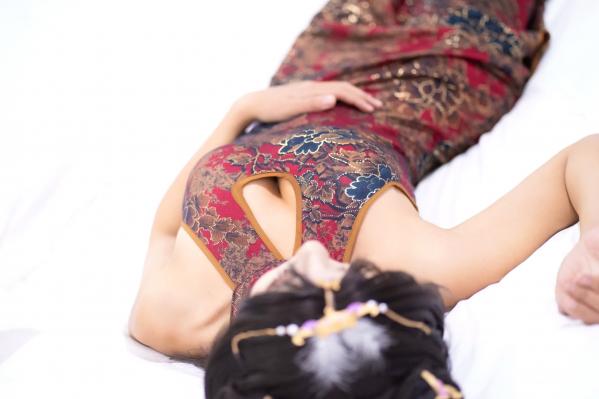    三水子东达山高海拔户外写真 玉玲珑旗袍古风COS演绎[54P]第39张图片