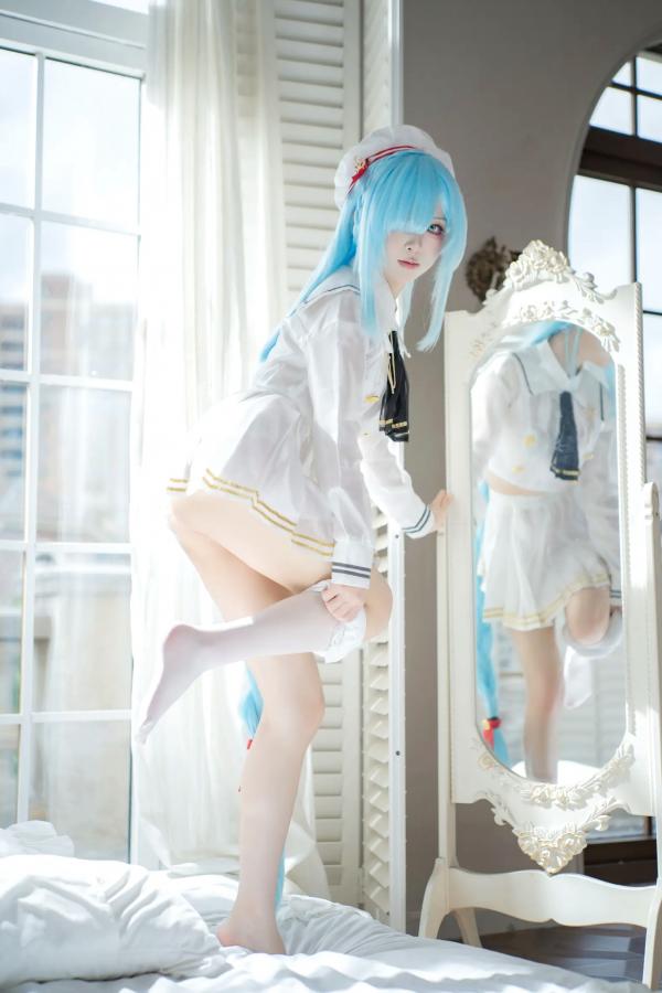    矢量鱼 - 雅努斯水手服，清新治愈系角色扮演，甜美私房福利写真 [38P]第1张图片