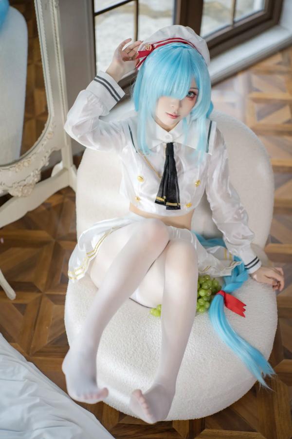    矢量鱼 - 雅努斯水手服，清新治愈系角色扮演，甜美私房福利写真 [38P]第8张图片