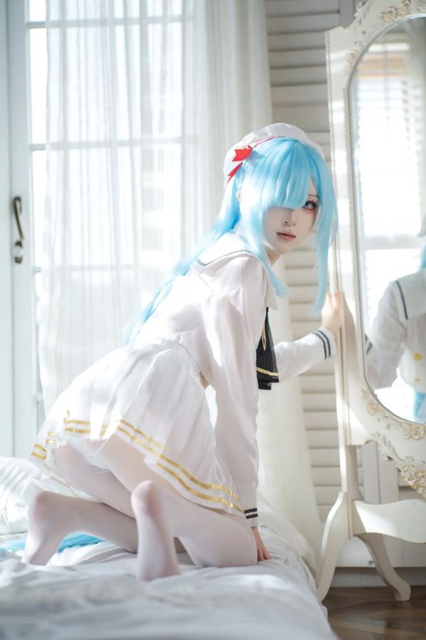    矢量鱼 - 雅努斯水手服，清新治愈系角色扮演，甜美私房福利写真 [38P]第16张图片