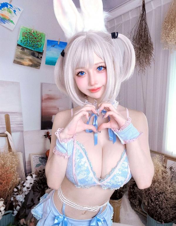    沖田凜花Rinka - 藍色兔子私房寫真，極品兔女郎角色扮演性感COS大尺度誘惑，70P高清攝影第18张图片
