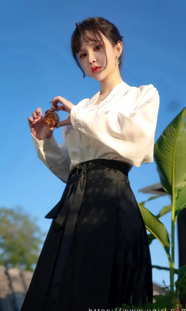    UGirlsApp尤果圈-2674-青树-《节日主题》古风国风写真 - 雅致古典白裙中式美少女大尺度私房第4张图片