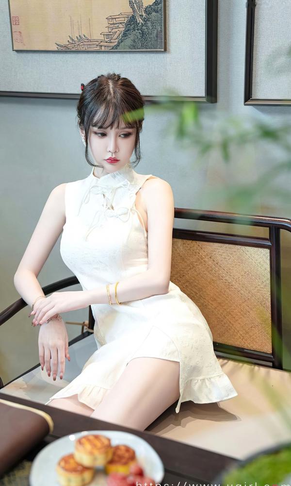    UGirlsApp尤果圈-2674-青树-《节日主题》古风国风写真 - 雅致古典白裙中式美少女大尺度私房第7张图片