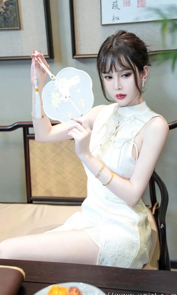    UGirlsApp尤果圈-2674-青树-《节日主题》古风国风写真 - 雅致古典白裙中式美少女大尺度私房第9张图片