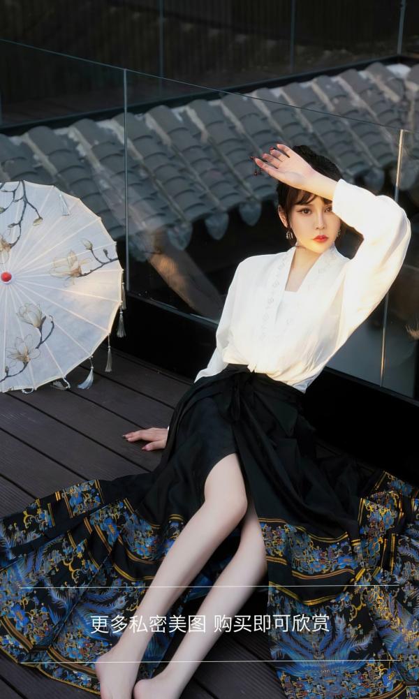    UGirlsApp尤果圈-2674-青树-《节日主题》古风国风写真 - 雅致古典白裙中式美少女大尺度私房第12张图片