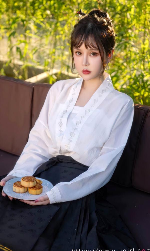    UGirlsApp尤果圈-2674-青树-《节日主题》古风国风写真 - 雅致古典白裙中式美少女大尺度私房第14张图片