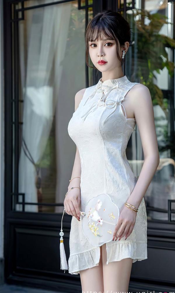    UGirlsApp尤果圈-2674-青树-《节日主题》古风国风写真 - 雅致古典白裙中式美少女大尺度私房第17张图片