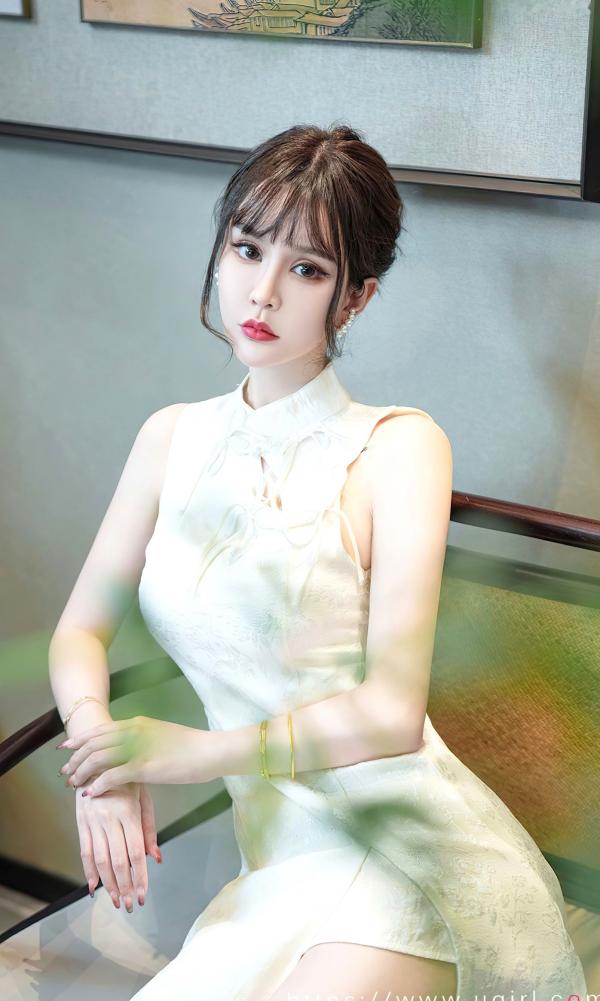    UGirlsApp尤果圈-2674-青树-《节日主题》古风国风写真 - 雅致古典白裙中式美少女大尺度私房第25张图片