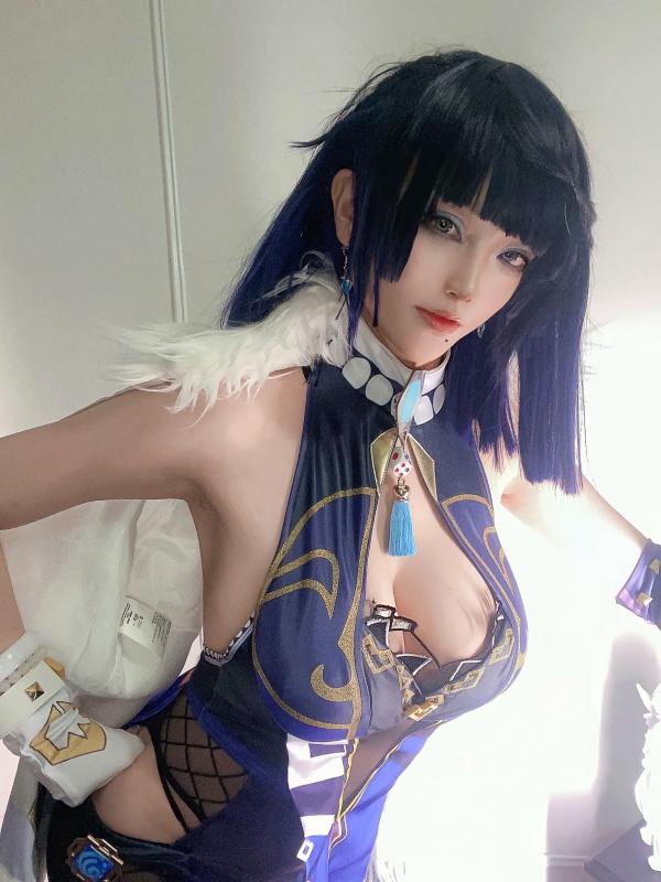    起司块wii写真 - 夜兰Cosplay二次元私房自拍，高冷御姐角色扮演系列 [52P]第3张图片