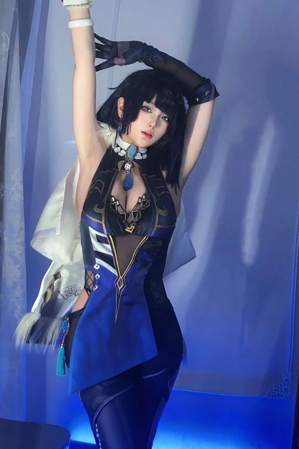    起司块wii写真 - 夜兰Cosplay二次元私房自拍，高冷御姐角色扮演系列 [52P]第5张图片