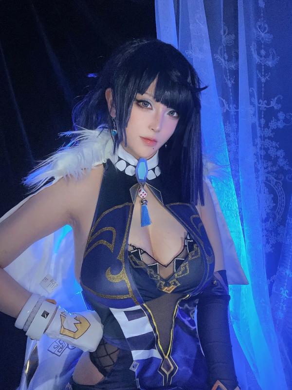    起司块wii写真 - 夜兰Cosplay二次元私房自拍，高冷御姐角色扮演系列 [52P]第7张图片