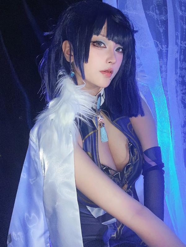    起司块wii写真 - 夜兰Cosplay二次元私房自拍，高冷御姐角色扮演系列 [52P]第43张图片