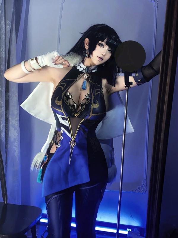    起司块wii写真 - 夜兰Cosplay二次元私房自拍，高冷御姐角色扮演系列 [52P]第44张图片