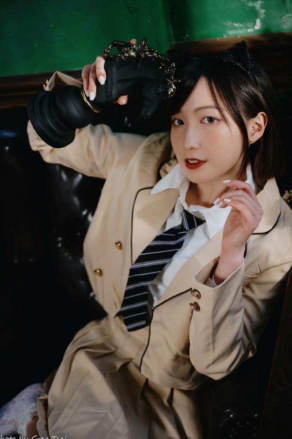    柯姿 - 哈利波特魔法学院风学生服，猫耳俏皮制服诱惑，唯美书房写真 [93P]第91张图片