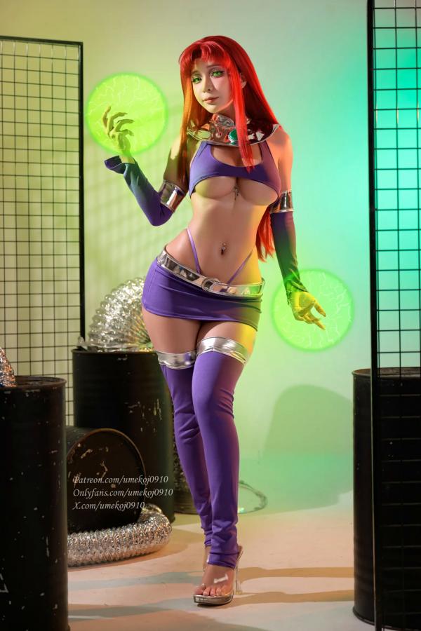    Umeko J - Starfire (Teen Titans) 星火角色扮演高清性感大尺度私房COS精选 [82P]第2张图片