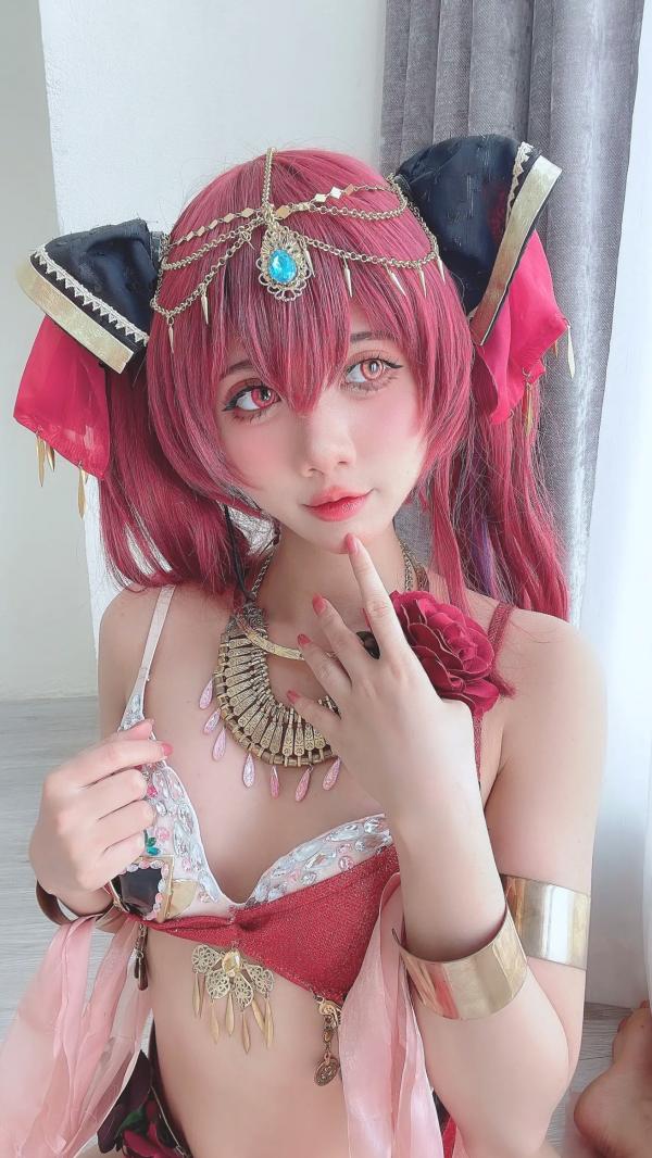    PoppaChan - Marine Houshou 宝钟玛琳COS诱惑大尺度私房照 [109P]第1张图片