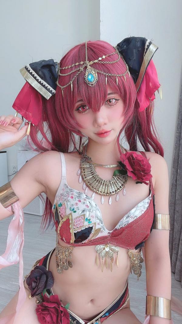    PoppaChan - Marine Houshou 宝钟玛琳COS诱惑大尺度私房照 [109P]第3张图片
