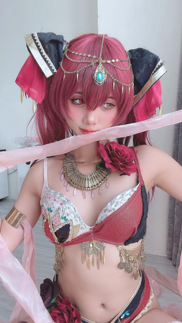    PoppaChan - Marine Houshou 宝钟玛琳COS诱惑大尺度私房照 [109P]第5张图片