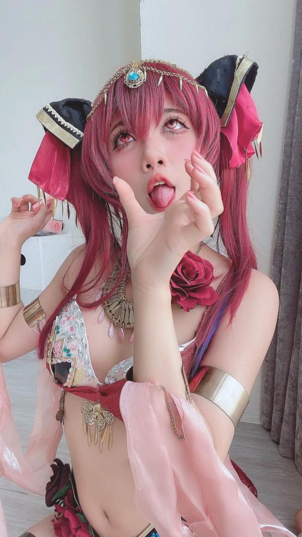    PoppaChan - Marine Houshou 宝钟玛琳COS诱惑大尺度私房照 [109P]第9张图片