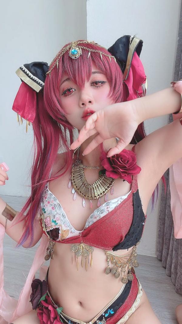    PoppaChan - Marine Houshou 宝钟玛琳COS诱惑大尺度私房照 [109P]第14张图片