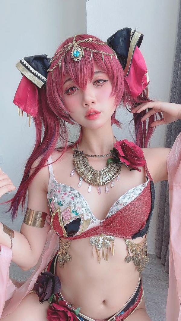    PoppaChan - Marine Houshou 宝钟玛琳COS诱惑大尺度私房照 [109P]第15张图片