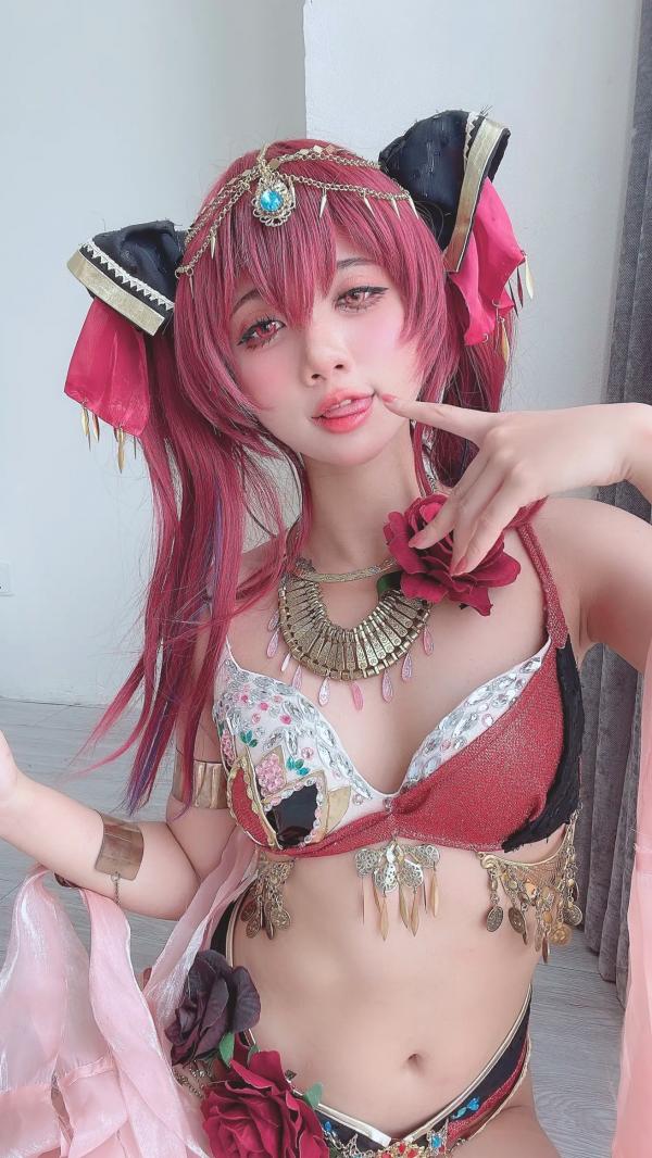    PoppaChan - Marine Houshou 宝钟玛琳COS诱惑大尺度私房照 [109P]第16张图片