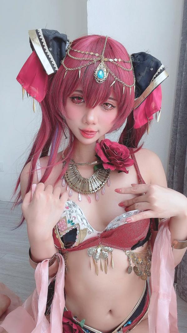    PoppaChan - Marine Houshou 宝钟玛琳COS诱惑大尺度私房照 [109P]第17张图片